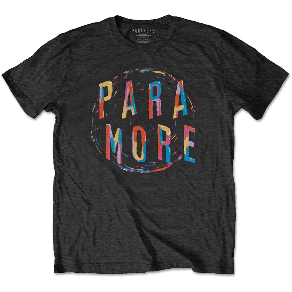 Paramore - Spiral Heren Tshirt - Zwart